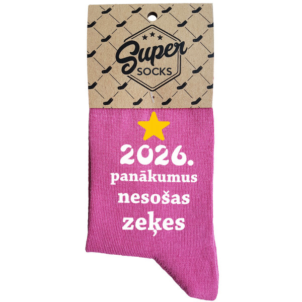 Sieviešu zeķes "2026. gada veiksmi nesošās zeķes" Sieviešu zeķes "2026. gada veiksmi nesošās zeķes"