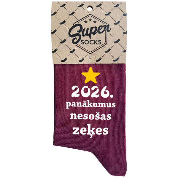 Sieviešu zeķes "2026. gada veiksmi nesošās zeķes" Sieviešu zeķes "2026. gada veiksmi nesošās zeķes"