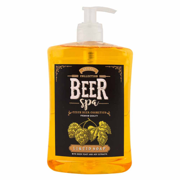 Šķidrās ziepes "BEER SPA" (500ml) ar alus raugu un apiņu ekstraktiem