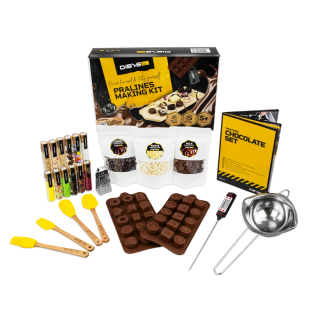Šokolādes konfekšu (pralinē) pagatavošanas komplekts