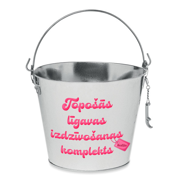 Spainis "Topošās līgavas izdzīvošanas komplekts" ar Jūsu izvēlētu vārdu