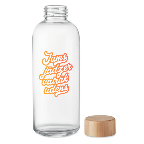 Stikla ūdens pudele "Jums jādzer vairāk ūdens" (650ml) Stikla ūdens pudele "Jums jādzer vairāk ūdens" (650ml)