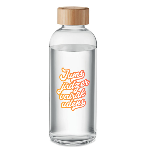 Stikla ūdens pudele "Jums jādzer vairāk ūdens" (650ml) Stikla ūdens pudele "Jums jādzer vairāk ūdens" (650ml)