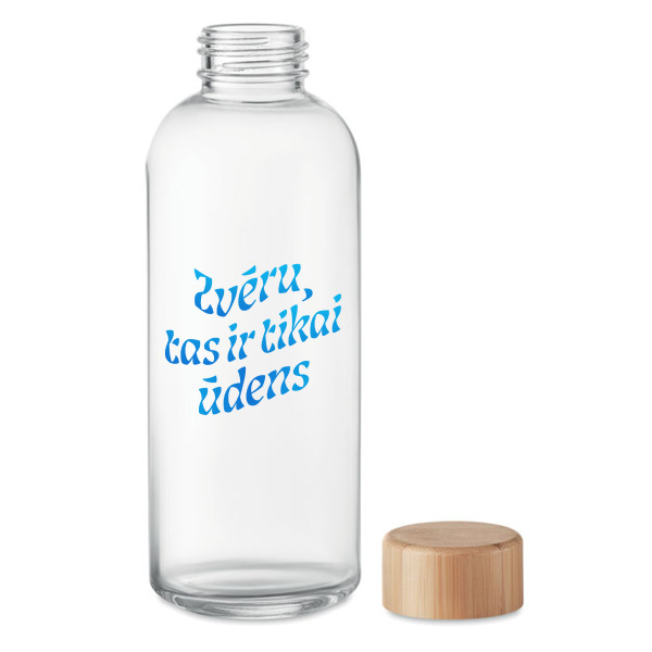 Stikla ūdens pudele "Zvēru, tas ir tikai ūdens" (650ml) Stikla ūdens pudele "Zvēru, tas ir tikai ūdens" (650ml)