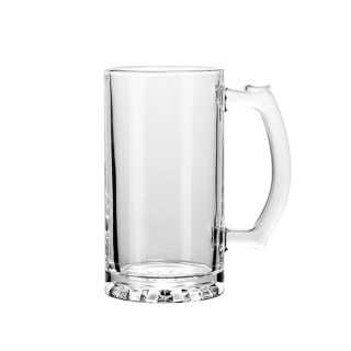 Stikla alus kauss ar rokturi (500 ml)