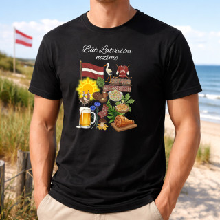 T-krekls "Būt latvietim nozīmē"