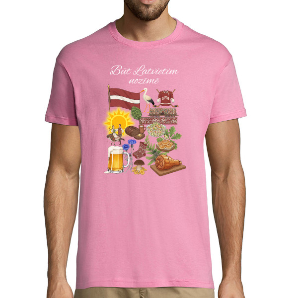 T-krekls "Būt latvietim nozīmē"