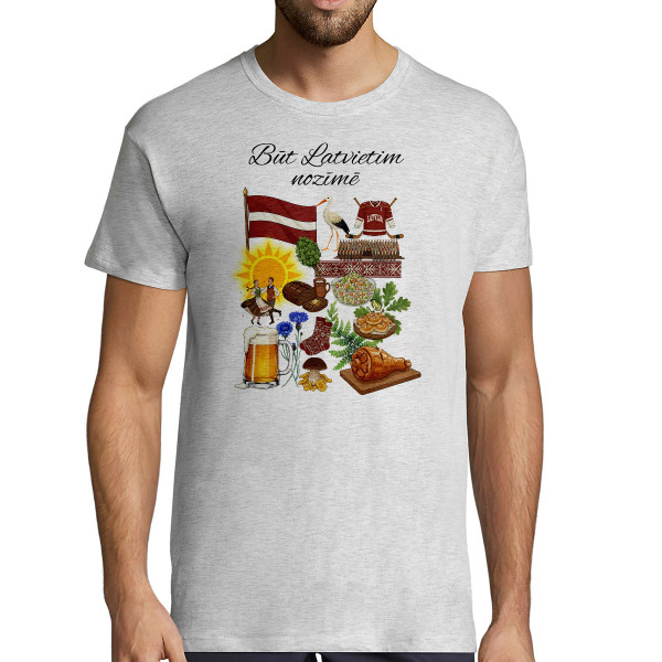 T-krekls "Būt latvietim nozīmē"