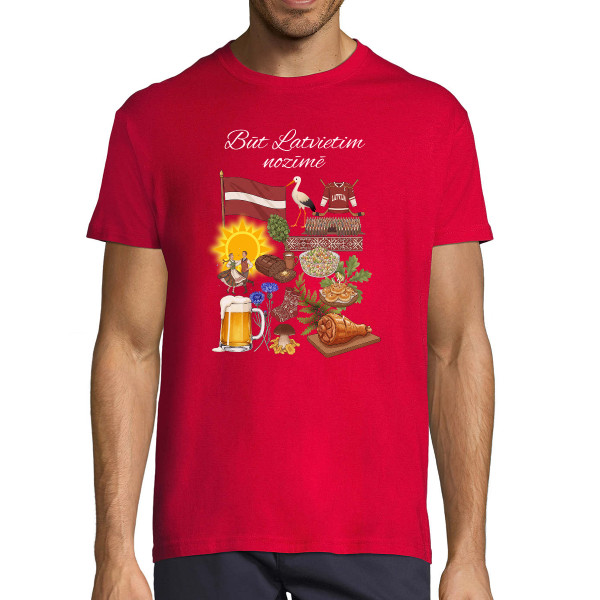 T-krekls "Būt latvietim nozīmē"
