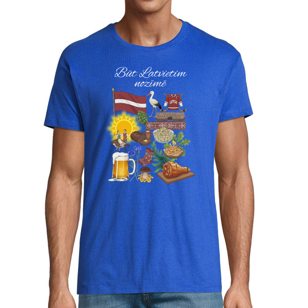 T-krekls "Būt latvietim nozīmē"