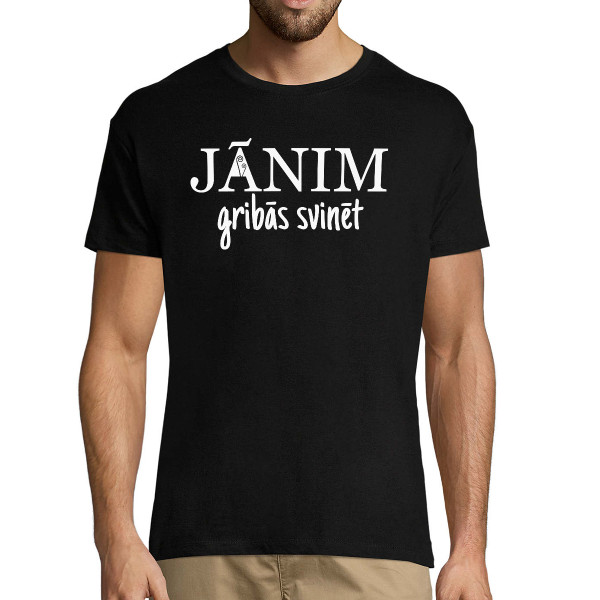 T-krekls "Jānim gribās svinēt"