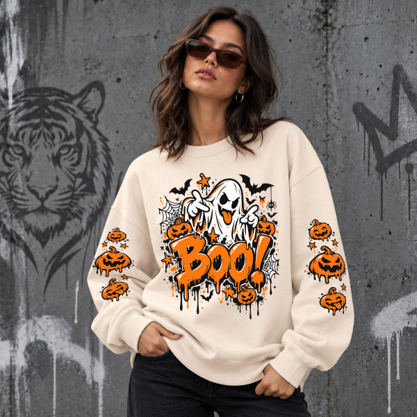 Unisekss pasteļkrāsas džemperis "Boo"
