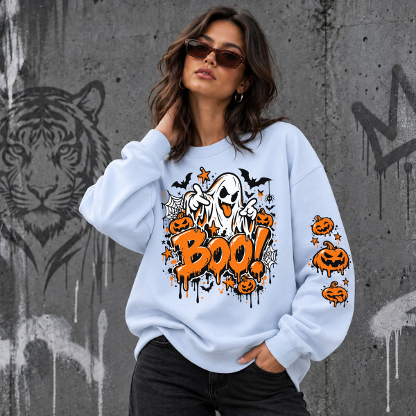 Unisekss pasteļkrāsas džemperis "Boo"