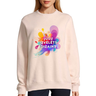 UNISEX pasteļkrāsas "Sully" džemperis ar jūsu izvēlētu dizainu