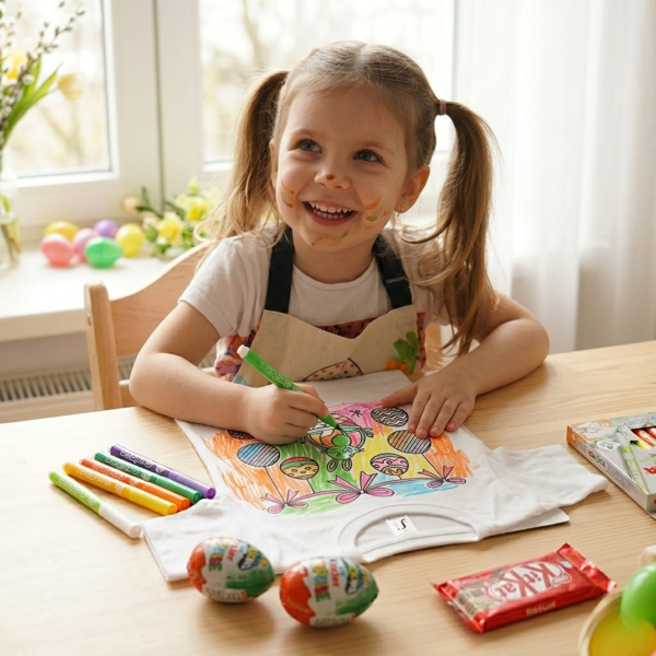 Bērnu dāvanu komplekts "Krāsainas Lieldienas"