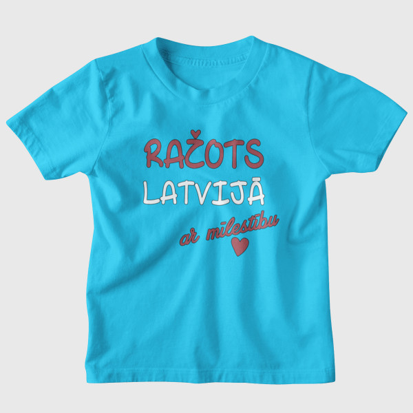 Bērnu t-krekls "Ražots Latvijā"