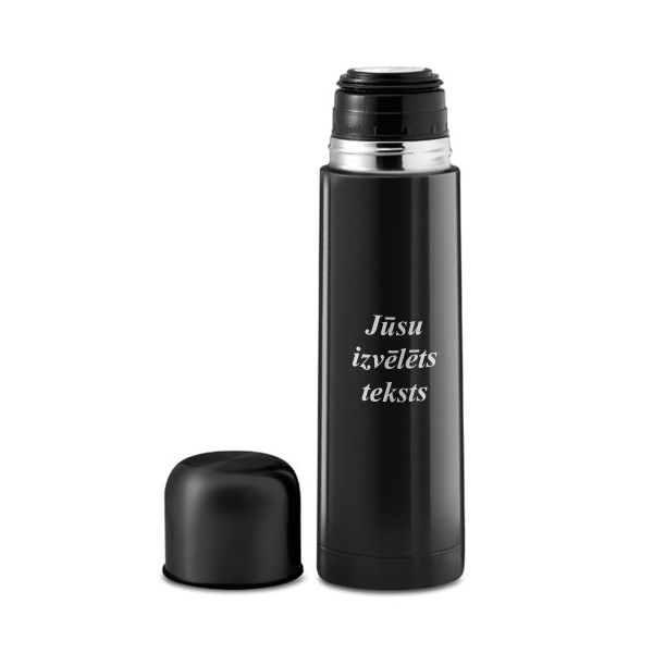 Vakuuma dzērienu termoss "CHAN" ar Jūsu gravētu tekstu (500ml)