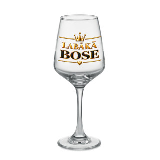 Vīna glāze "Labākā bose" (400ml)
