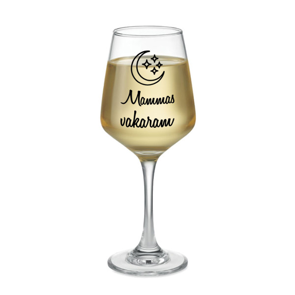 Vīna glāze "Mammas vakaram" (400ml)
