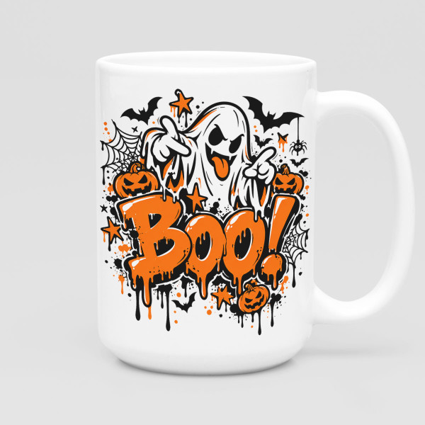 XL krūze "Boo!" (450ml)