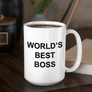 XL Krūze "World's best boss" (450ml)