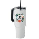 XL termokrūze "Iniciālis" ar jūsu izvēlēto burtu (1200ml)