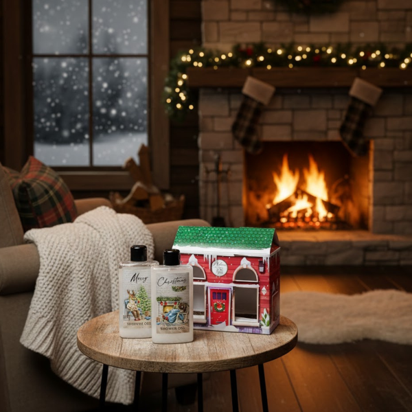 Ziemassvētku kosmētikas komplekts: 2 x dušas želeja (200 ml)