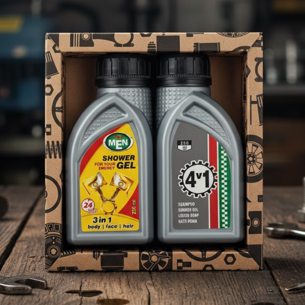 Dāvanu komplekts - dušas želeja 2x250ml "Shower Gel + 4in1"