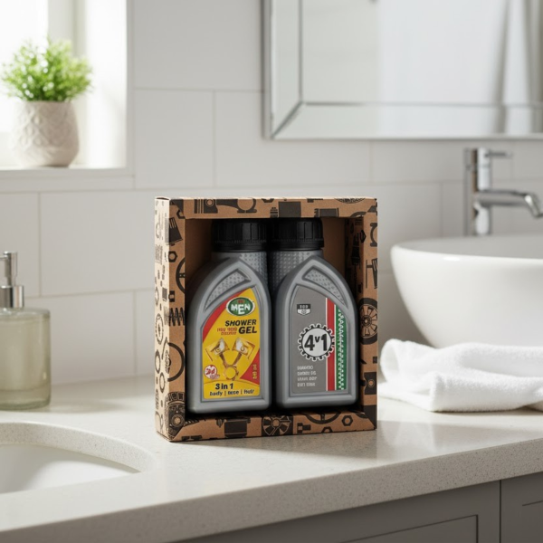 Dāvanu komplekts - dušas želeja 2x250ml "Shower Gel + 4in1"