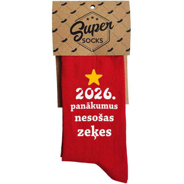 Zeķes "2026. gada veiksmi nesošās zeķes" Zeķes "2026. gada veiksmi nesošās zeķes"
