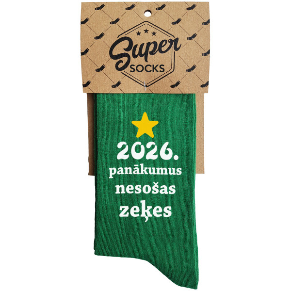 Zeķes "2026. gada veiksmi nesošās zeķes" Zeķes "2026. gada veiksmi nesošās zeķes"