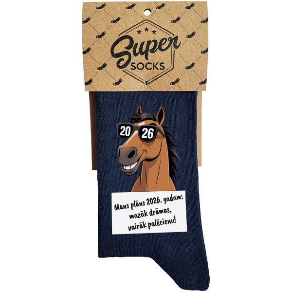 Zeķes "Mans 2026. gada plāns"