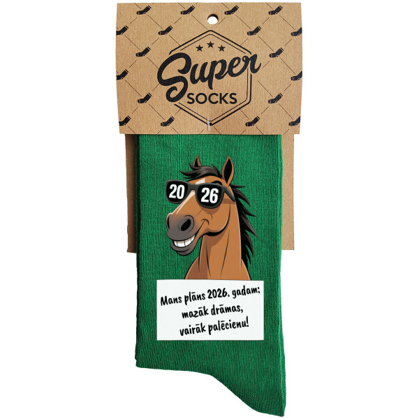 Zeķes "Mans 2026. gada plāns"