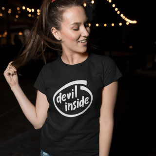 Sieviešu T-krekls "Devil inside" Sieviešu T-krekls "Devil inside"
