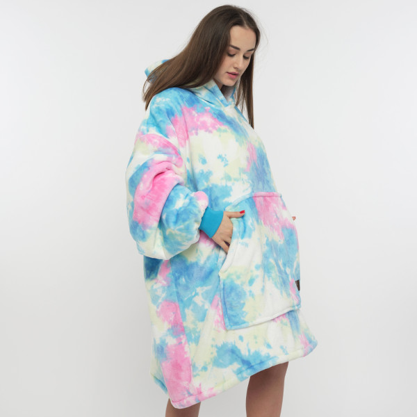 BARAMOOR džemperis - pleds "Cyan"